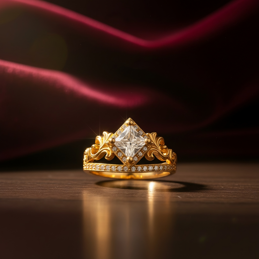 SINIMU – Regal Square-Cut Ring Adjustable