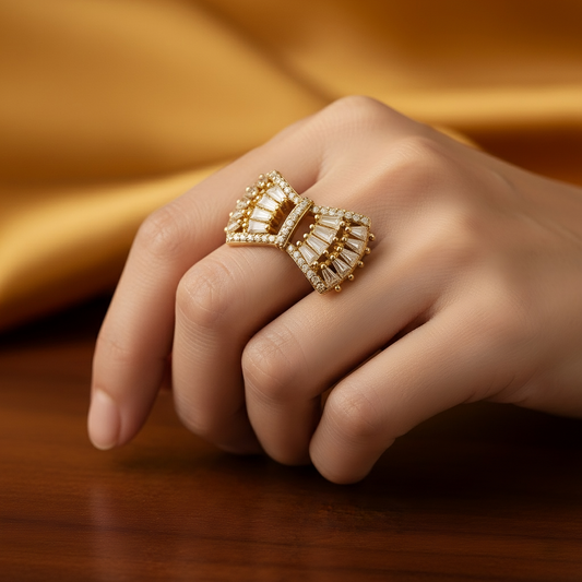 SINIMU – Winged Radiance Ring WOMEN Adjustable