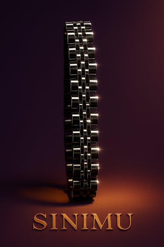 SINIMU Men’s Premium Bracelet –Black Bold & Timeless 4