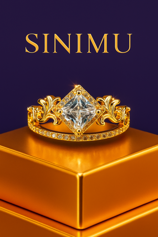 SINIMU – Regal Square-Cut Ring Adjustable