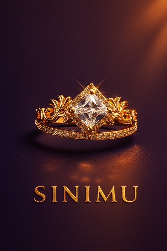 SINIMU – Regal Square-Cut Ring Adjustable