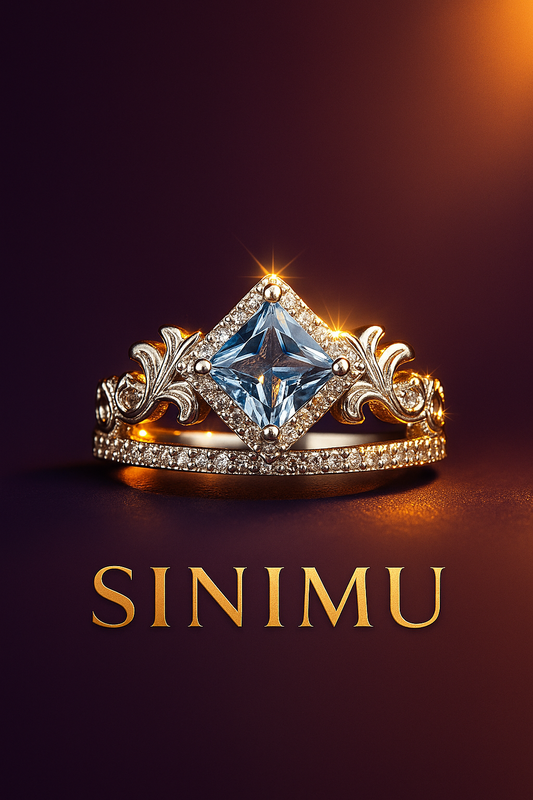 SINIMU – Regal Square-Cut Ring 2 Adjustable