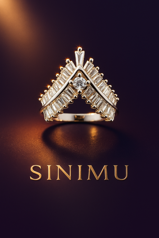 SINIMU – Crimson V-Shine Ring 3 Adjustable