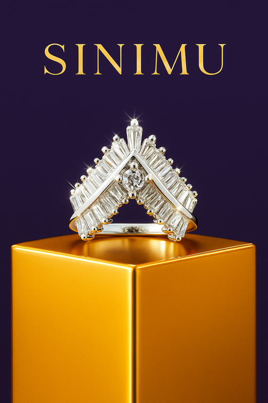 SINIMU – Crimson V-Shine Ring 3 Adjustable