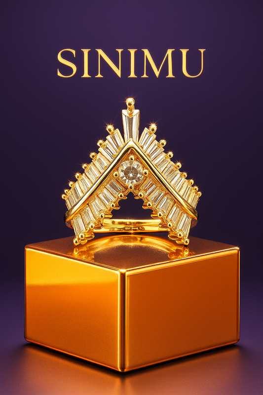 SINIMU – Crimson V-Shine Ring 2 Adjustable