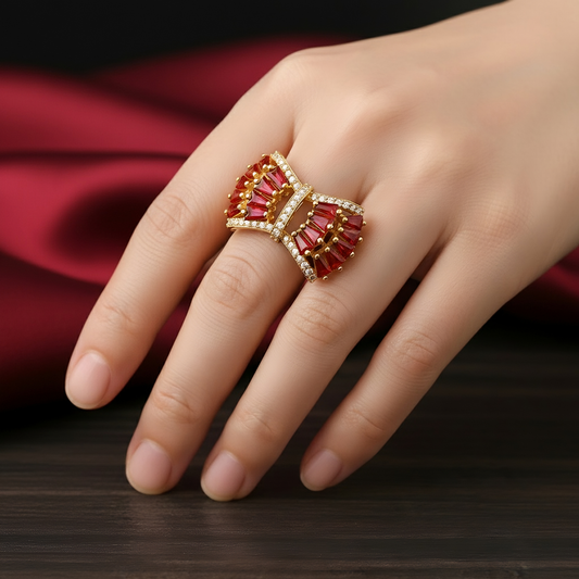 SINIMU – Winged Radiance Ring WOMEN Adjustable